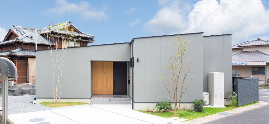 施工事例のスライド 外観の写真