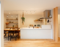 施工事例のスライド ダイニングの写真